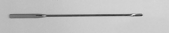 Mikro-Pulverlöffel Edelstahl, 150 mm