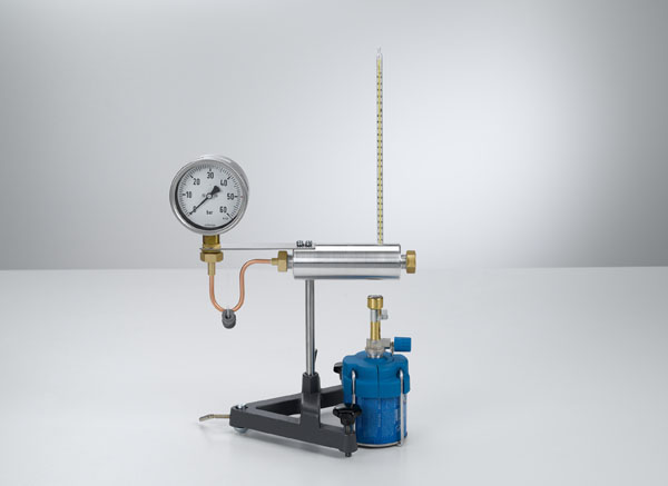 Aufzeichnung der Dampfdruckkurve von Wasser - Drücke bis 50 bar