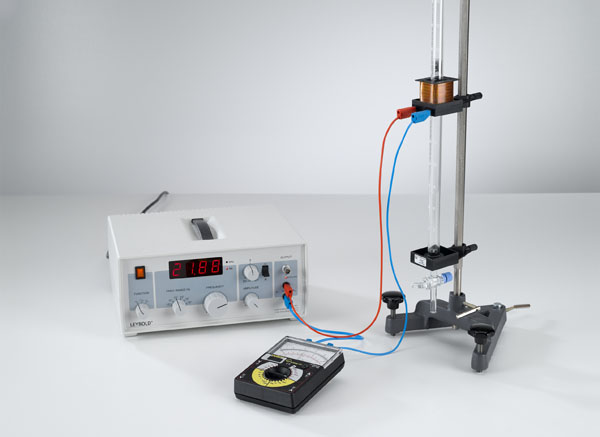 Bestimmung der Adiabatenexponenten cp/cV verschiedener Gase mit dem Gasfeder-Resonanzgerät